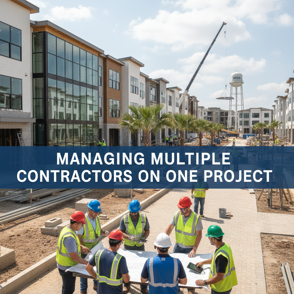 Managing Multiple Contractors on One Project