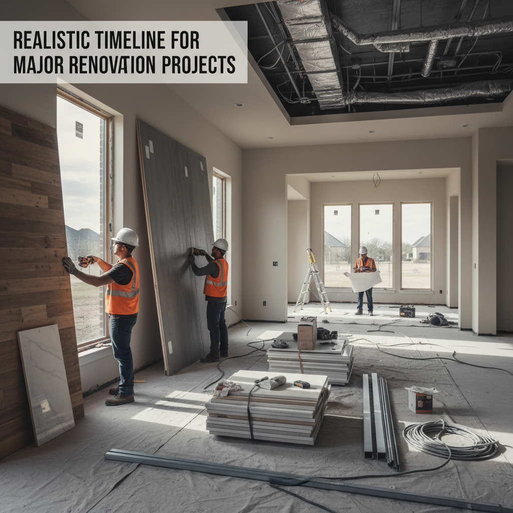Realistic Timeline for Major Renovation Projects