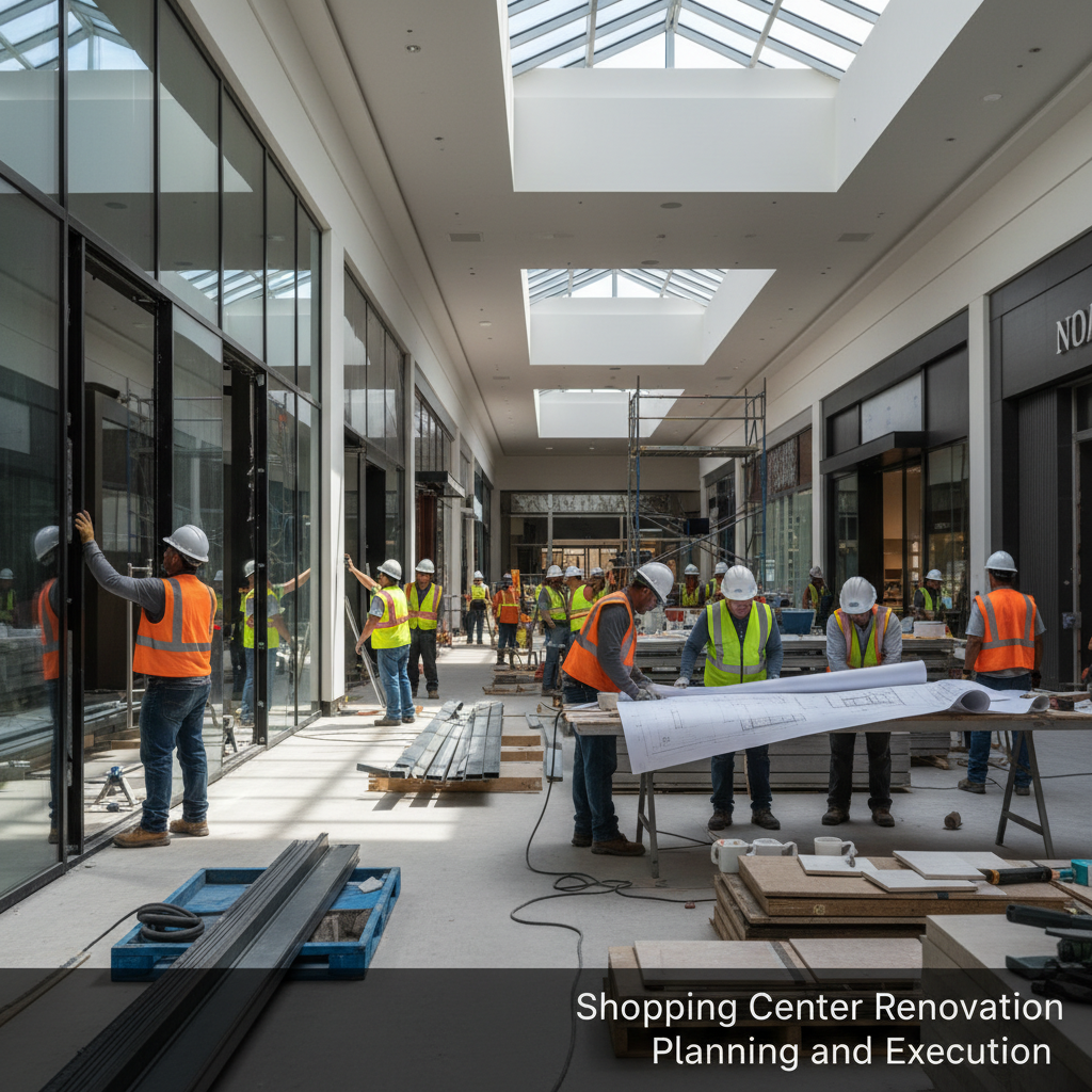 Shopping Center Renovation Planning and Execution