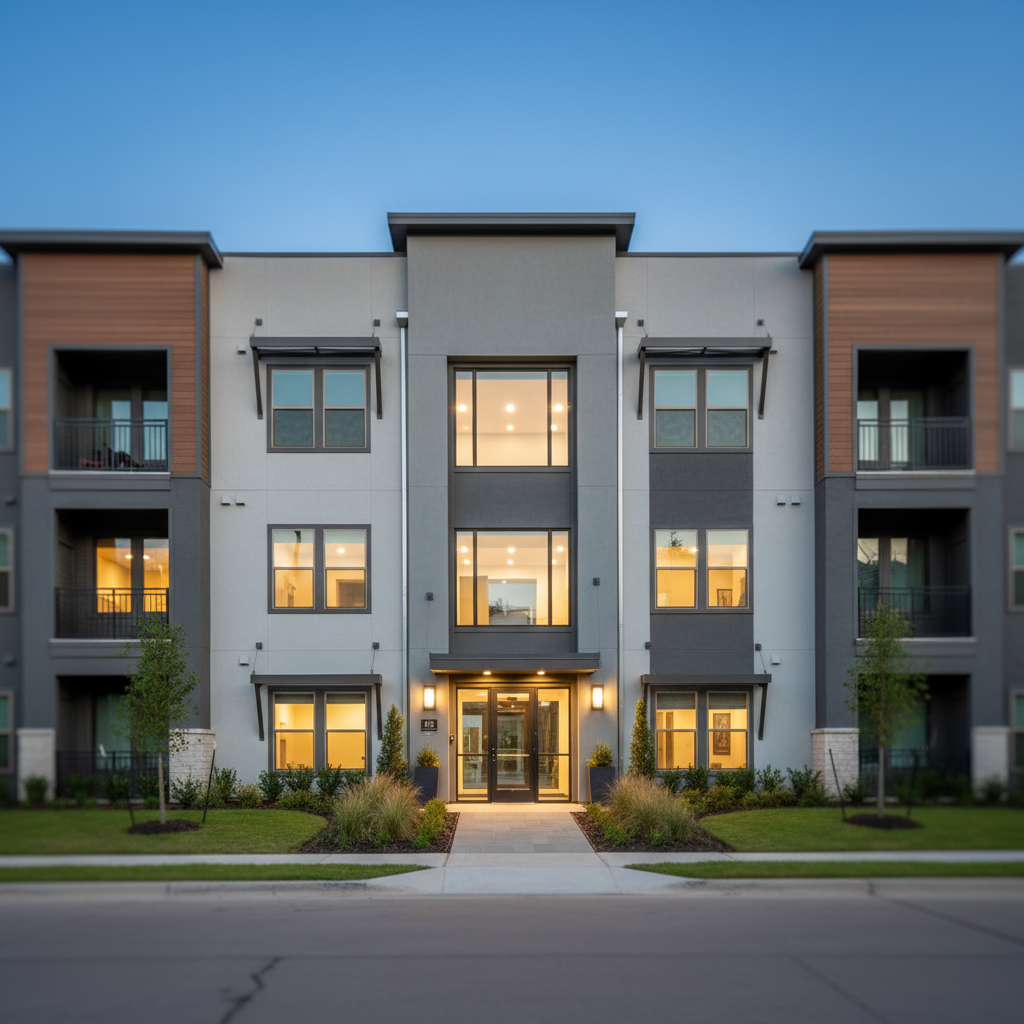 Multifamily apartment complex renovation in Katy TX - 48-unit property upgrade by Tell Projects