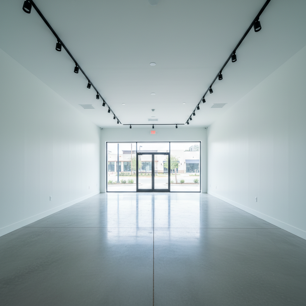 Retail center renovation project in Katy TX - 12,000 sqft commercial space makeover by Tell Projects