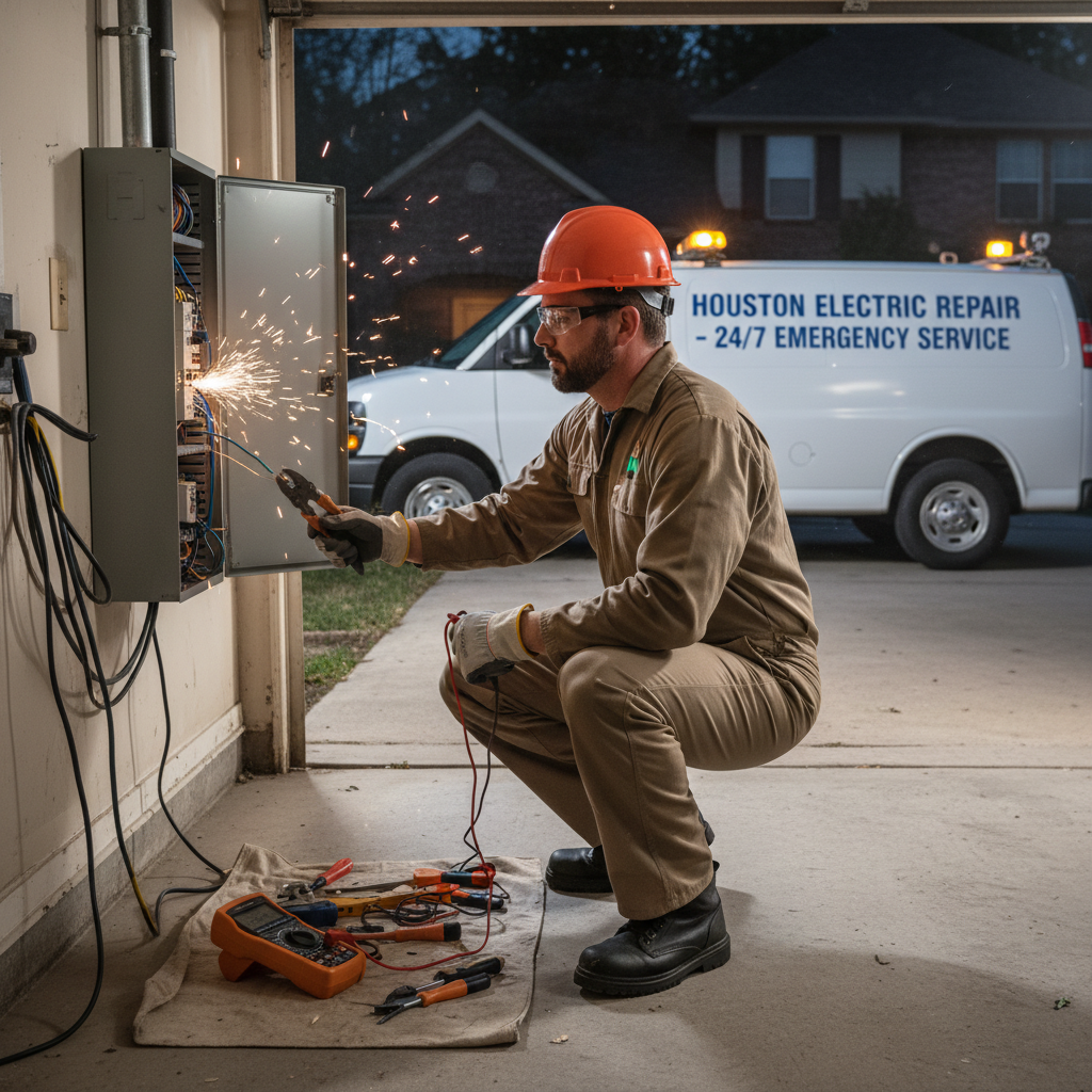 24/7 Electrical Emergency Repairs - Tell Projects Katy TX