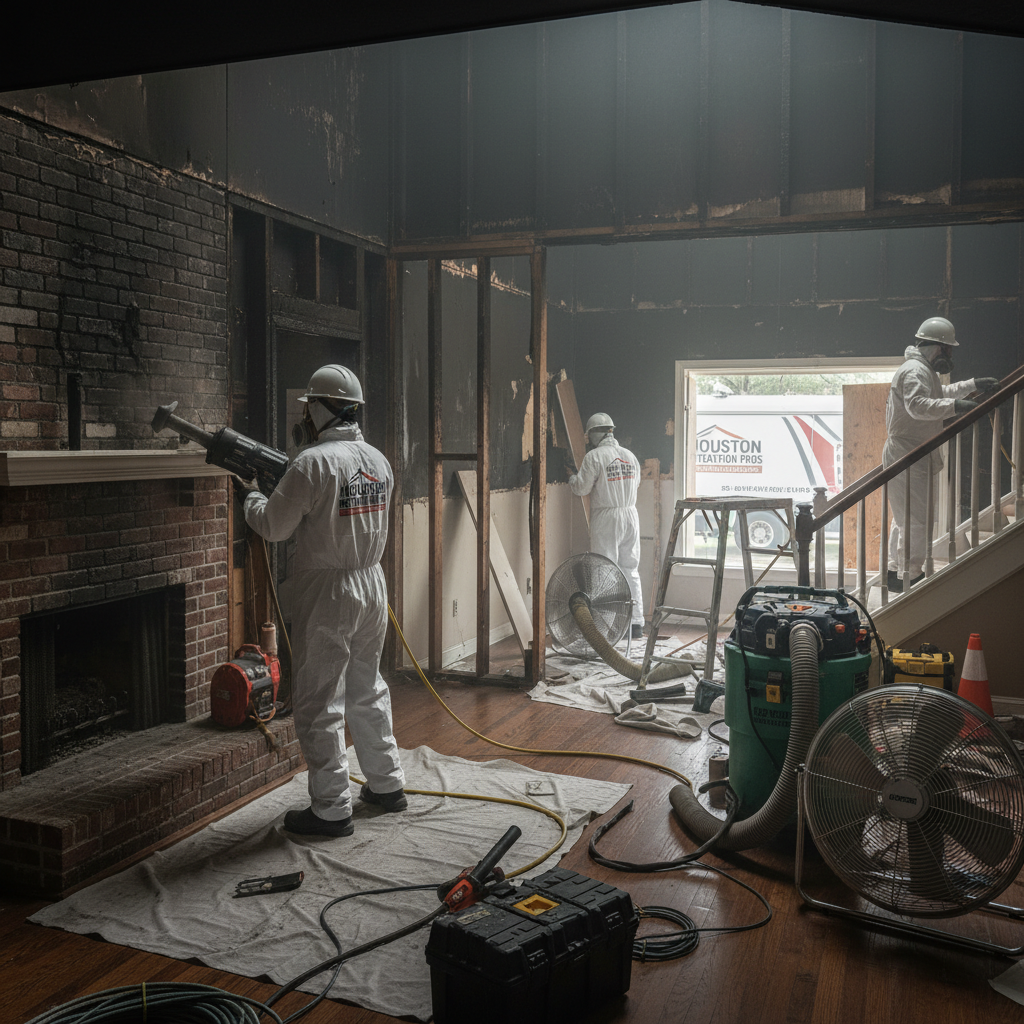 Fire & Smoke Damage Restoration - Tell Projects Katy TX