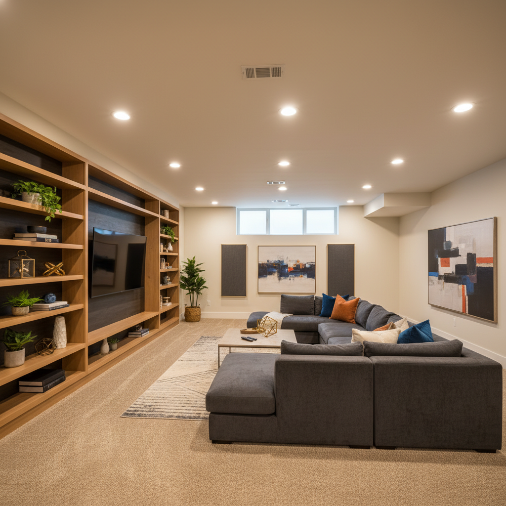 Basement Home Office Houston