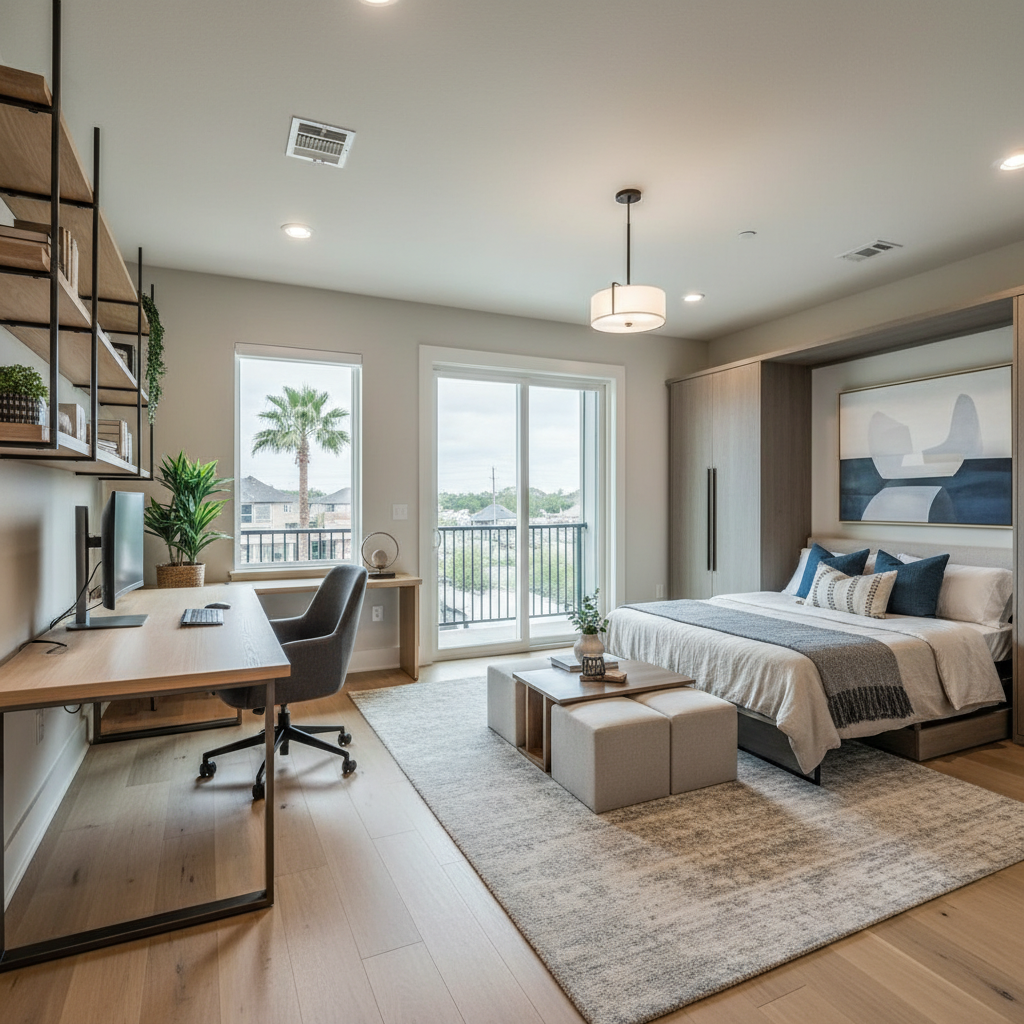 Multi-Purpose Room Design - Tell Projects Katy TX