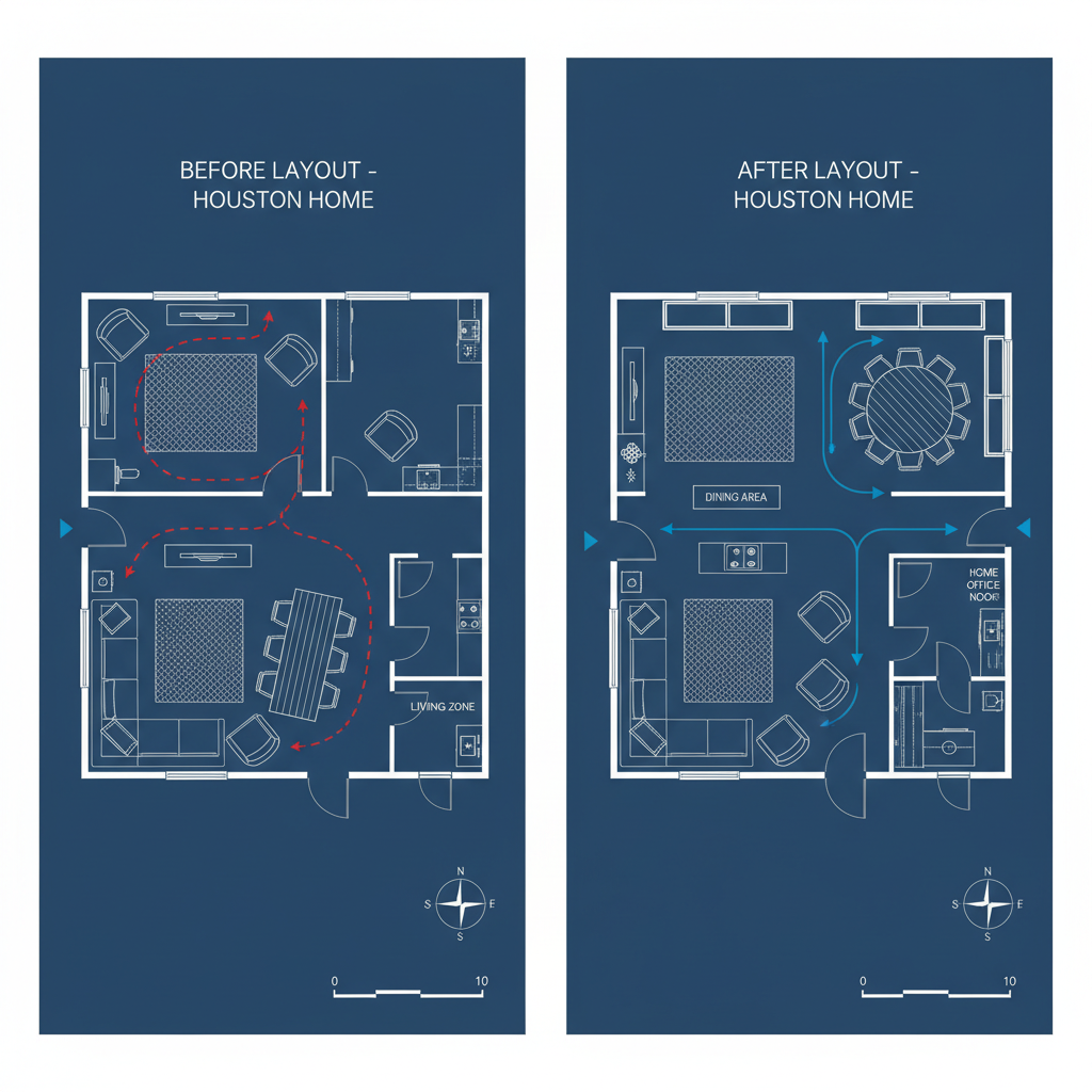 Room Layout Optimization Katy - Tell Projects Katy TX